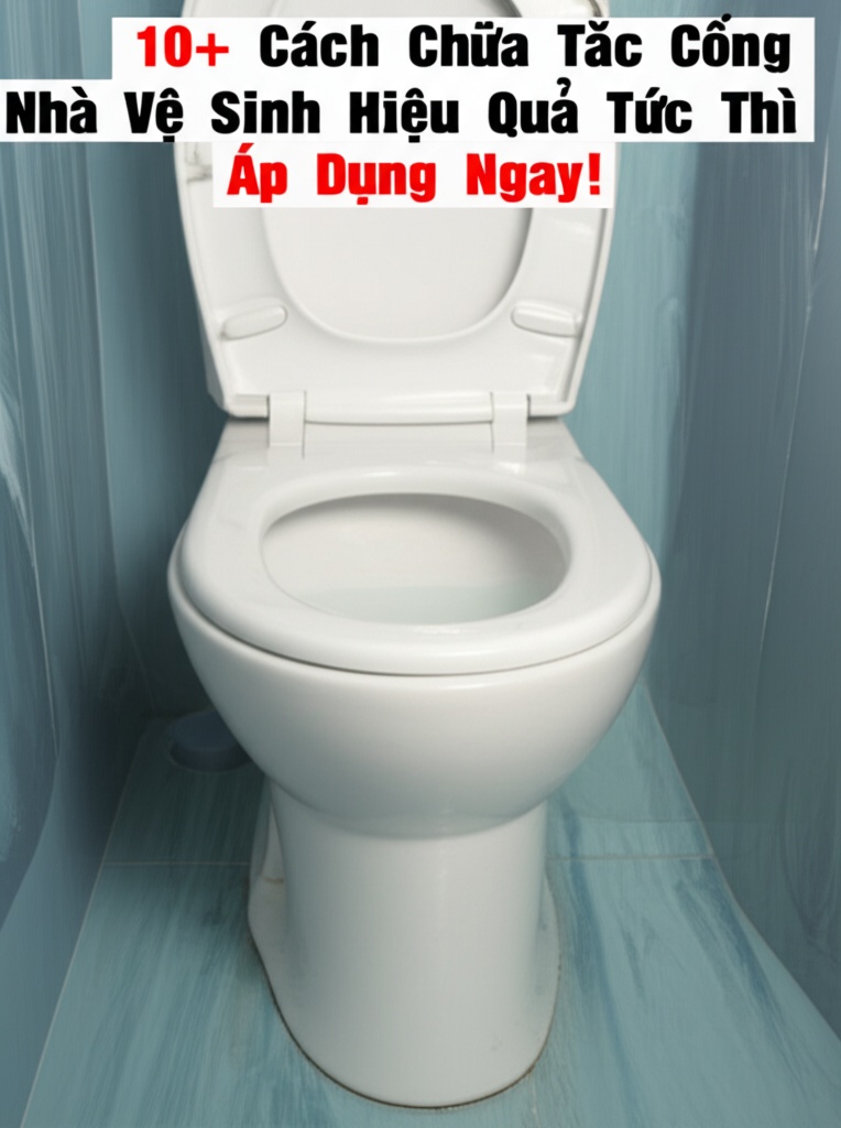 Hình minh họa cho bài viết: 10+ Cách Chữa Tắc Cống Nhà Vệ Sinh Hiệu Quả Tức Thì, Áp Dụng Ngay!