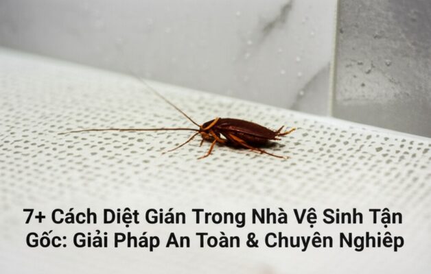7+ Cách Diệt Gián Trong Nhà Vệ Sinh Tận Gốc: Giải Pháp An Toàn & Chuyên Nghiệp