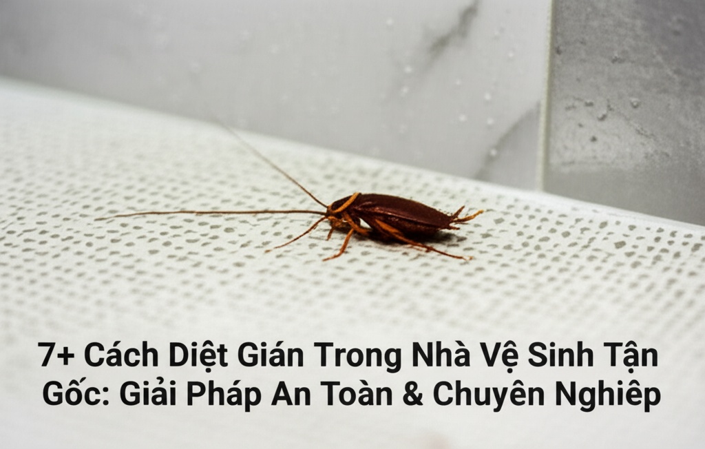 Hình minh họa cho bài viết: 7+ Cách Diệt Gián Trong Nhà Vệ Sinh Tận Gốc: Giải Pháp An Toàn & Chuyên Nghiệp