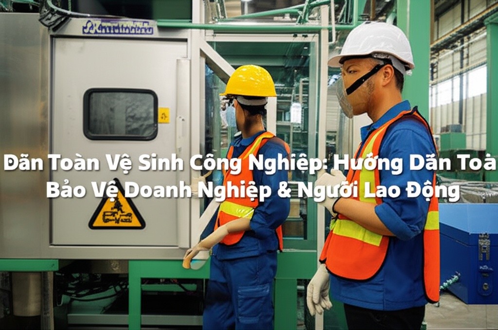 Hình minh họa cho bài viết: An Toàn Vệ Sinh Công Nghiệp: Hướng Dẫn Toàn Diện Bảo Vệ Doanh Nghiệp & Người Lao Động