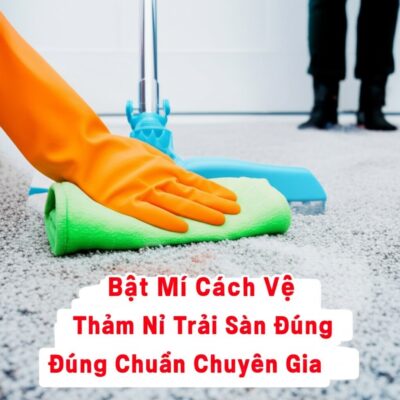 Bật Mí Cách Vệ Sinh Thảm Nỉ Trải Sàn Đúng Chuẩn Chuyên Gia