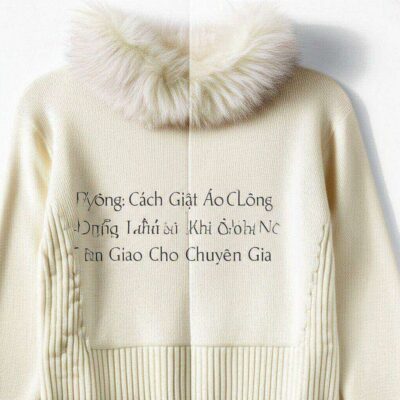 Bí Quyết Vàng: Cách Giặt Áo Cổ Lông Đúng Chuẩn Tại Nhà & Khi Nào Nên Giao Cho Chuyên Gia