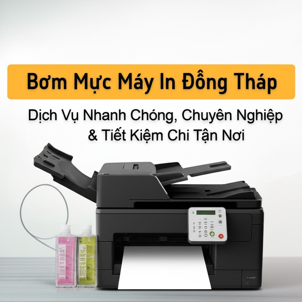 Hình minh họa cho bài viết: Bơm Mực Máy In Đồng Tháp: Dịch Vụ Nhanh Chóng, Chuyên Nghiệp & Tiết Kiệm Chi Phí Tận Nơi