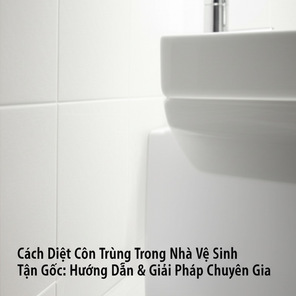 Hình minh họa cho bài viết: Cách Diệt Côn Trùng Trong Nhà Vệ Sinh Tận Gốc: Hướng Dẫn & Giải Pháp Chuyên Gia