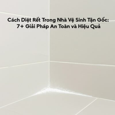 Cách Diệt Rết Trong Nhà Vệ Sinh Tận Gốc: 7+ Giải Pháp An Toàn và Hiệu Quả