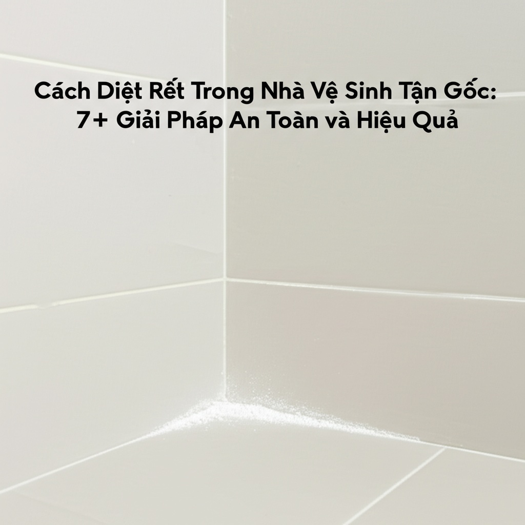 Hình minh họa cho bài viết: Cách Diệt Rết Trong Nhà Vệ Sinh Tận Gốc: 7+ Giải Pháp An Toàn và Hiệu Quả