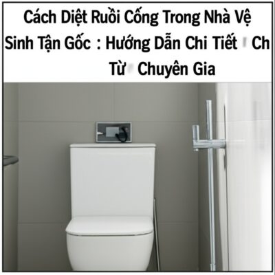 Cách Diệt Ruồi Cống Trong Nhà Vệ Sinh Tận Gốc: Hướng Dẫn Chi Tiết Từ Chuyên Gia