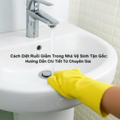 Cách Diệt Ruồi Giấm Trong Nhà Vệ Sinh Tận Gốc: Hướng Dẫn Chi Tiết Từ Chuyên Gia