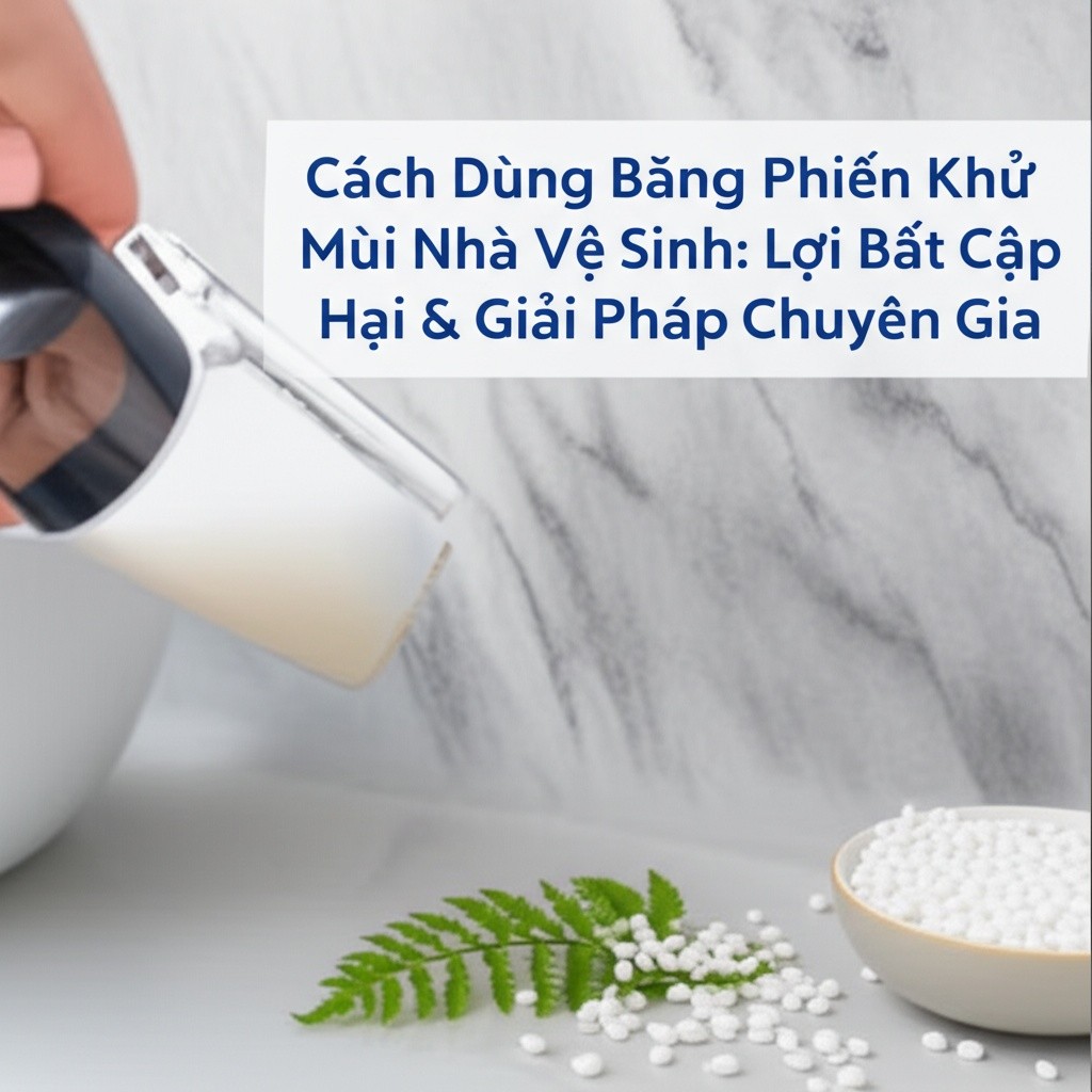 Hình minh họa cho bài viết: Cách Dùng Băng Phiến Khử Mùi Nhà Vệ Sinh: Lợi Bất Cập Hại & Giải Pháp Chuyên Gia