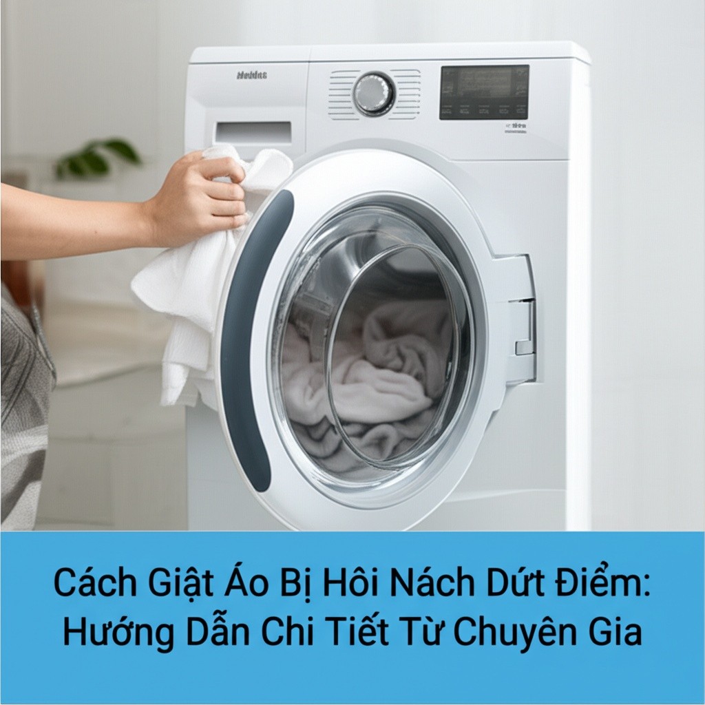 Hình minh họa cho bài viết: Cách Giặt Áo Bị Hôi Nách Dứt Điểm: Hướng Dẫn Chi Tiết Từ Chuyên Gia