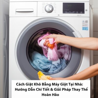Cách Giặt Khô Bằng Máy Giặt Tại Nhà: Hướng Dẫn Chi Tiết & Giải Pháp Thay Thế Hoàn Hảo
