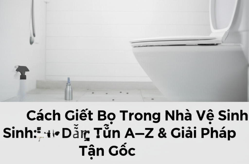 Hình minh họa cho bài viết: Cách Giết Bọ Trong Nhà Vệ Sinh: Hướng Dẫn Từ A-Z & Giải Pháp Tận Gốc