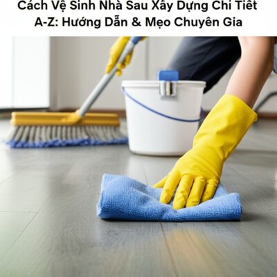 Cách Vệ Sinh Nhà Sau Xây Dựng Chi Tiết Từ A-Z: Hướng Dẫn & Mẹo Chuyên Gia