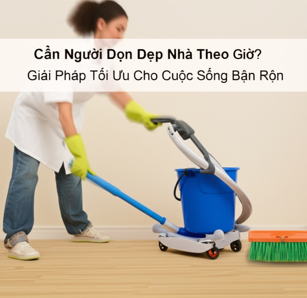 Hình minh họa cho bài viết: Cần Người Dọn Dẹp Nhà Theo Giờ? Giải Pháp Tối Ưu Cho Cuộc Sống Bận Rộn