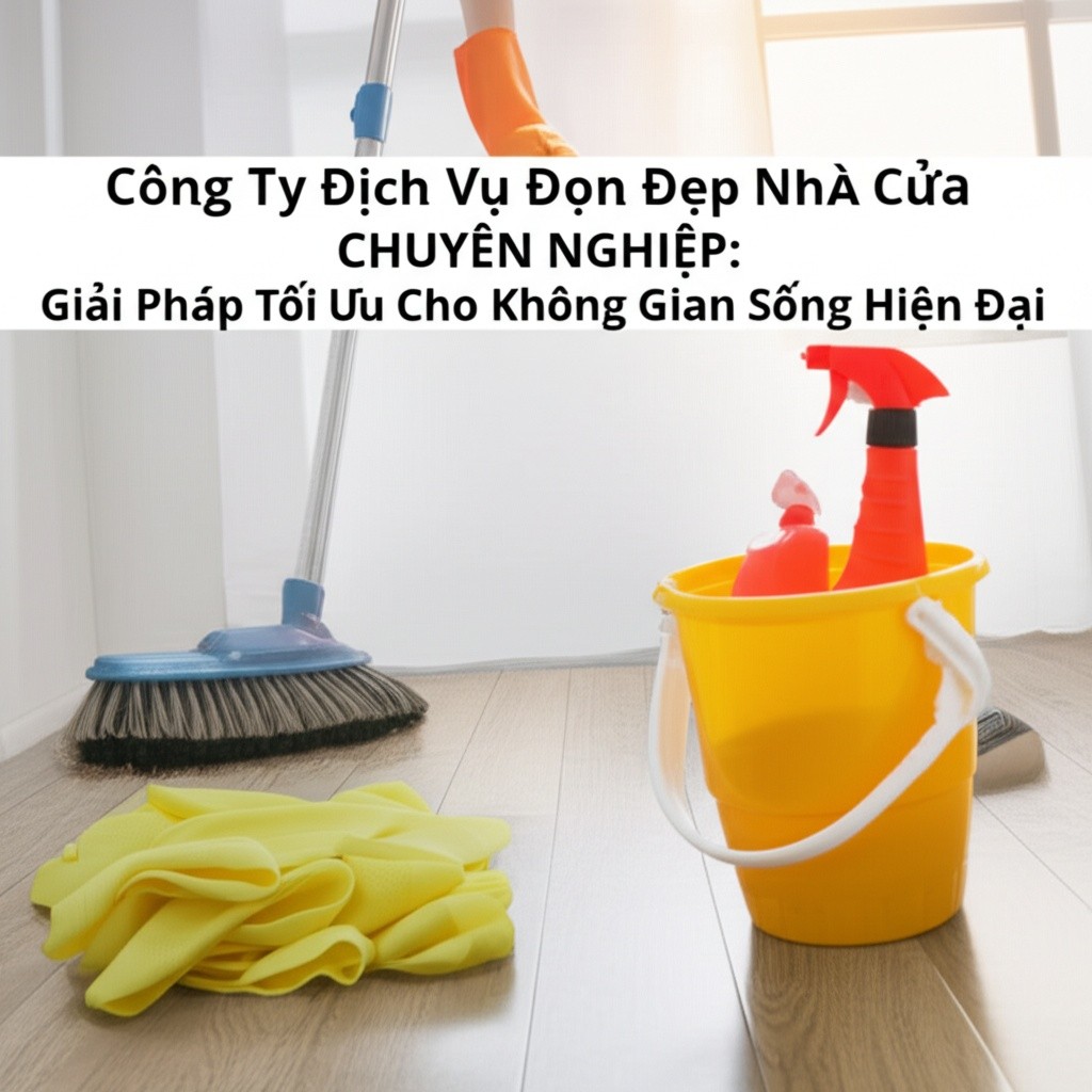 Hình minh họa cho bài viết: Công Ty Dịch Vụ Dọn Dẹp Nhà Cửa Chuyên Nghiệp: Giải Pháp Tối Ưu Cho Không Gian Sống Hiện Đại
