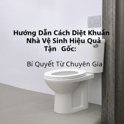 Hướng Dẫn Cách Diệt Khuẩn Nhà Vệ Sinh Hiệu Quả Tận Gốc: Bí Quyết Từ Chuyên Gia