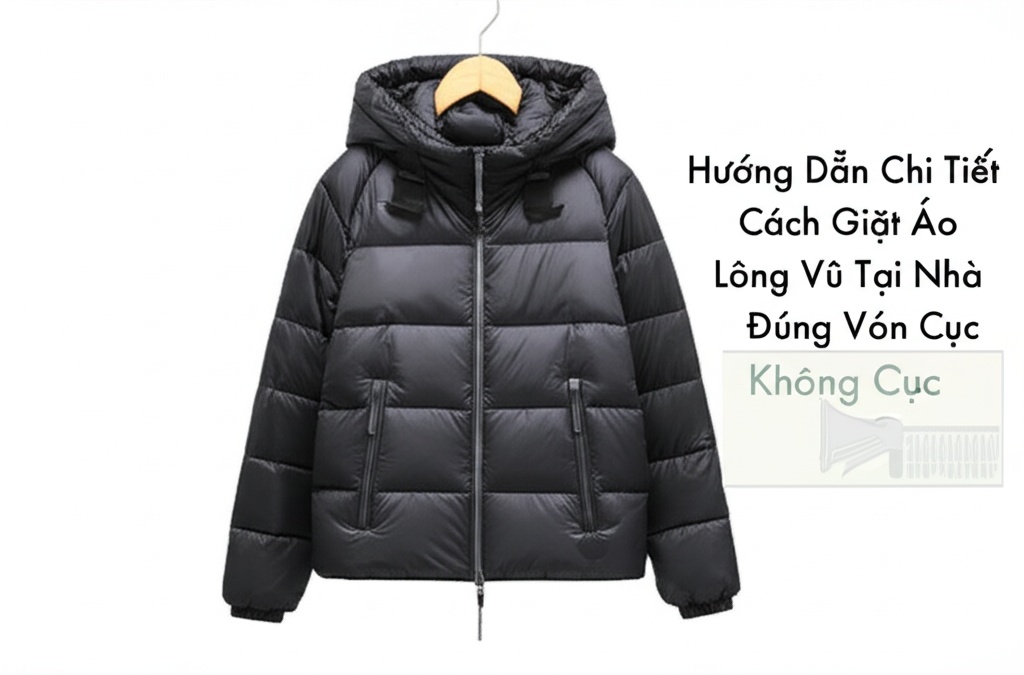 Hình minh họa cho bài viết: Hướng Dẫn Chi Tiết Cách Giặt Áo Lông Vũ Tại Nhà Đúng Chuẩn, Không Vón Cục