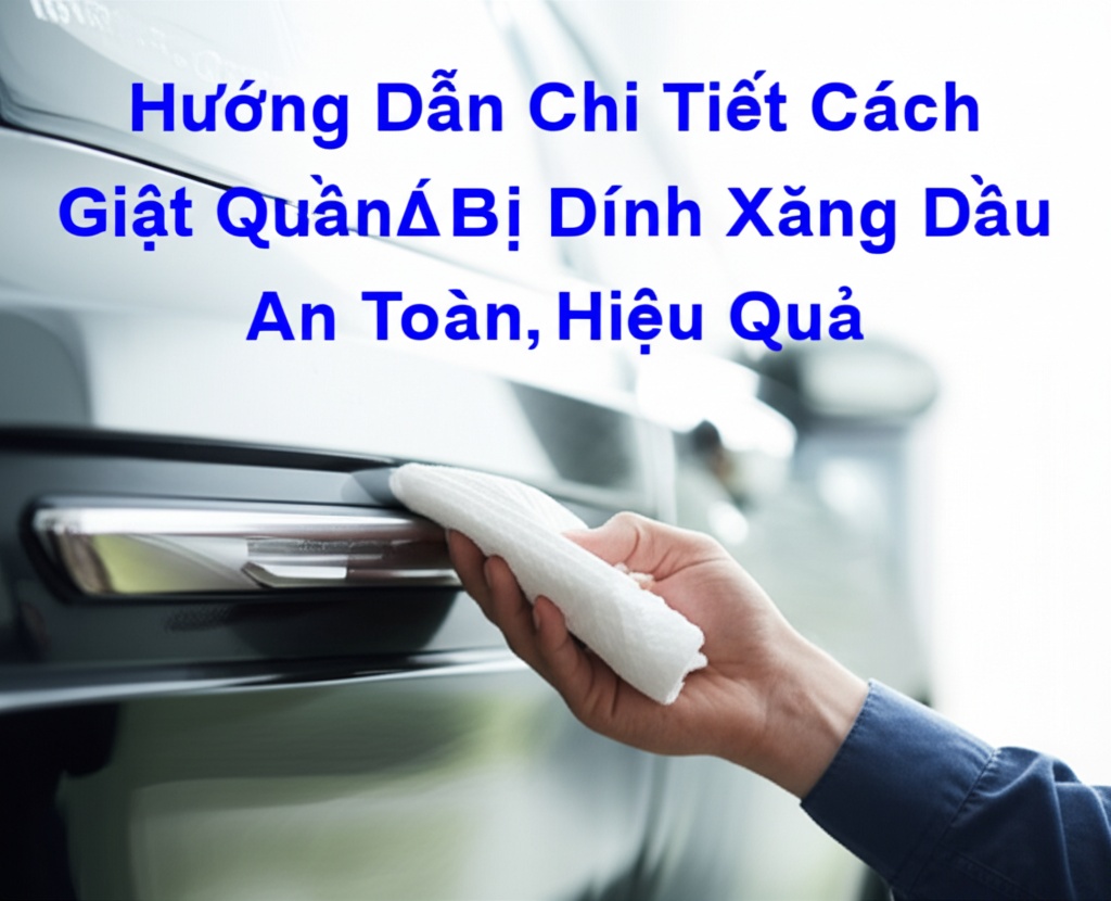 Hình minh họa cho bài viết: Hướng Dẫn Chi Tiết Cách Giặt Quần Áo Bị Dính Xăng Dầu An Toàn, Hiệu Quả