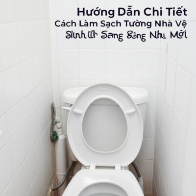 Hướng Dẫn Chi Tiết Cách Làm Sạch Tường Nhà Vệ Sinh Sáng Bóng Như Mới