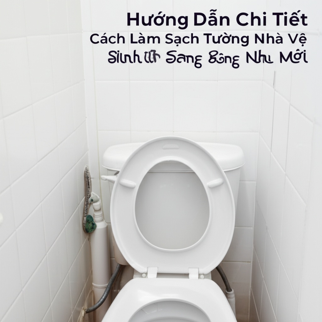 Hình minh họa cho bài viết: Hướng Dẫn Chi Tiết Cách Làm Sạch Tường Nhà Vệ Sinh Sáng Bóng Như Mới