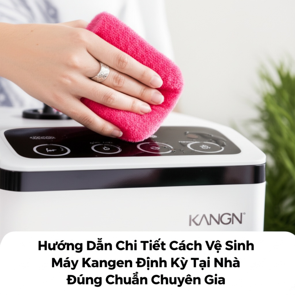 Hình minh họa cho bài viết: Hướng Dẫn Chi Tiết Cách Vệ Sinh Máy Kangen Định Kỳ Tại Nhà Đúng Chuẩn Chuyên Gia