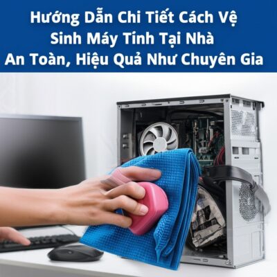Hướng Dẫn Chi Tiết Cách Vệ Sinh Máy Tính Tại Nhà An Toàn, Hiệu Quả Như Chuyên Gia
