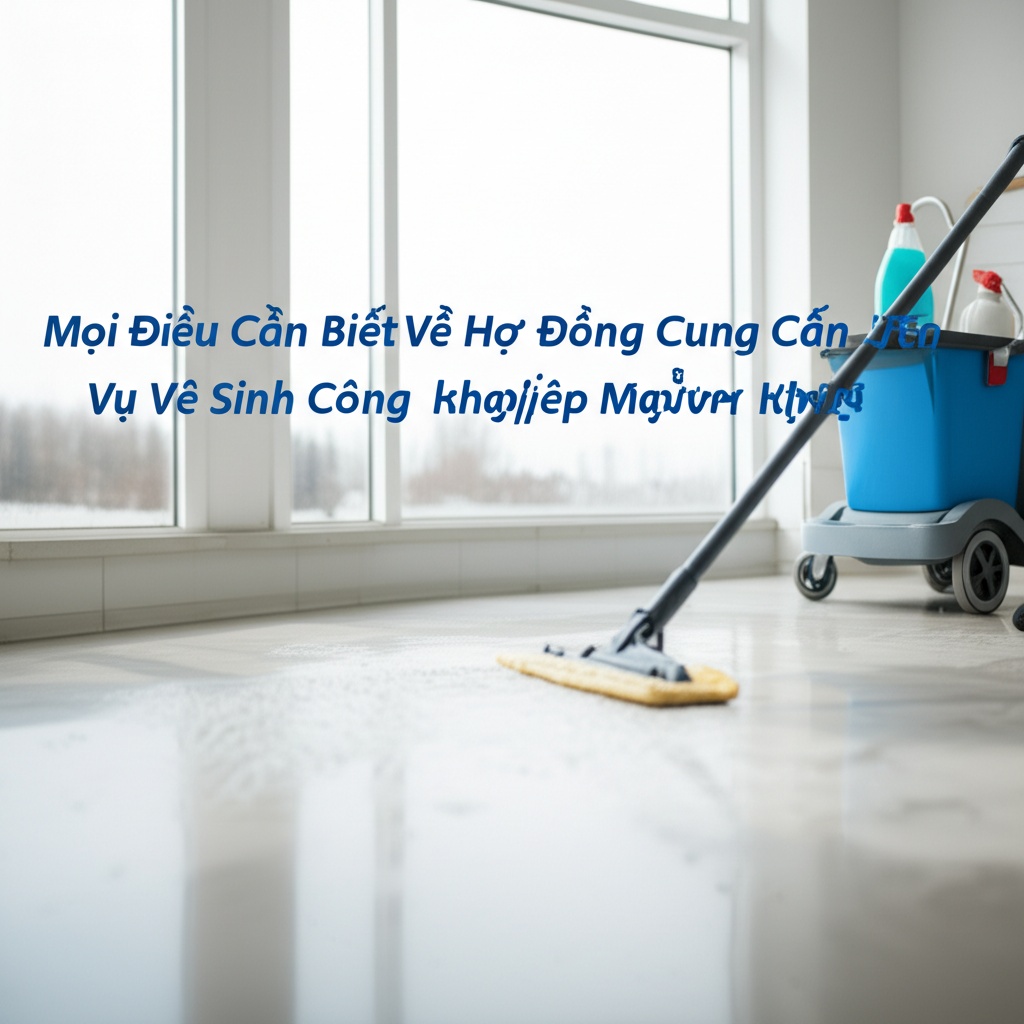 Hình minh họa cho bài viết: Mọi Điều Cần Biết Về Hợp Đồng Cung Cấp Dịch Vụ Vệ Sinh Công Nghiệp Chuyên Nghiệp