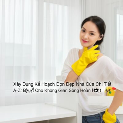 Xây Dựng Kế Hoạch Dọn Dẹp Nhà Cửa Chi Tiết Từ A-Z: Bí Quyết Cho Không Gian Sống Hoàn Hảo